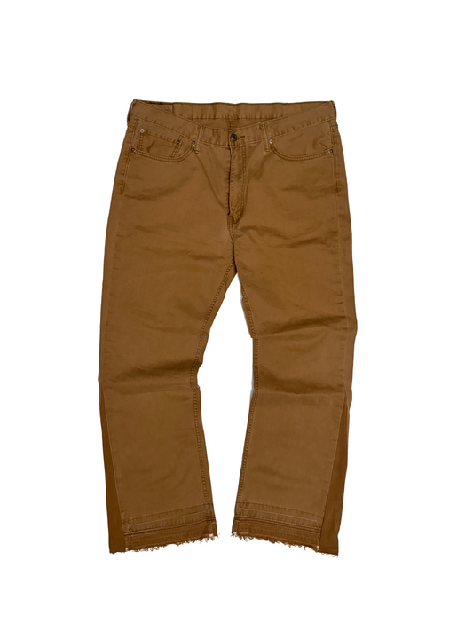 Clean Khaki Flared 38x30